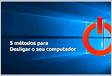 ﻿Mensagem Task host Windows ao desligar o computador
